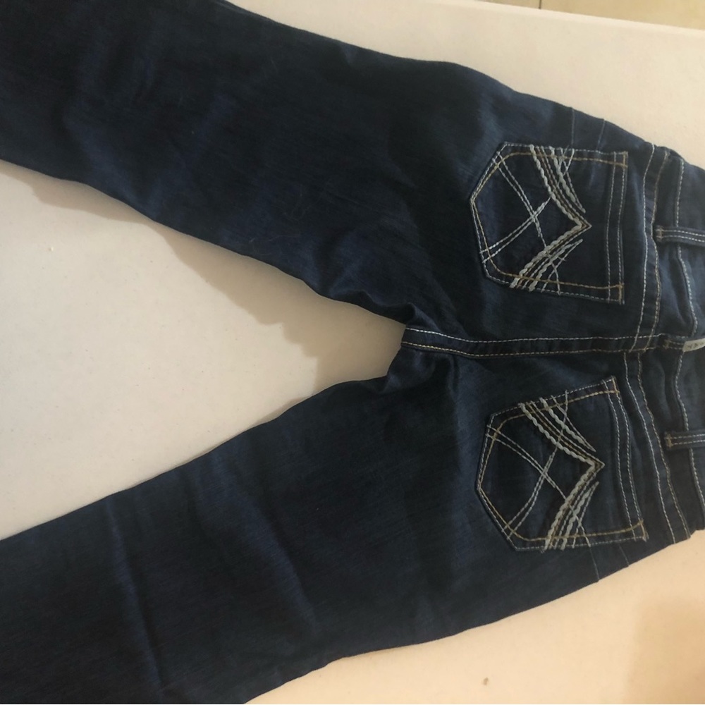 Ariat REAL Mid Rise Stretch Icon Stackable Straight Leg Jean